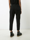 asymmetric button trousers