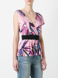 palm trees print top