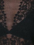 lace jacquard knitted top