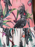 graphic print dress