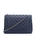maxi double flap shoulder bag