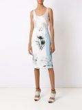 printed midi skirt
