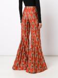 jacquard palazzo pants