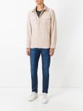 chest pockets leather jacket
