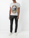 skull print T-shirt