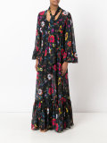 floral print v-neck dress