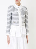 striped cropped jacket