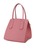 tote bag with gold tone detail