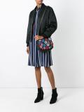'Tea Rose Applique' saddle bag