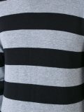 striped high neck jumper