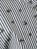 printed stripe shirt