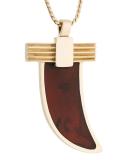 tooth pendant necklace