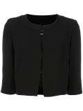 three-quarters sleeve cropped jacket