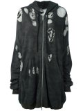 camouflage zipped hoodie