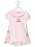 rose print T-shirt