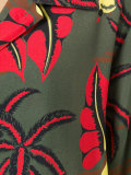 botanical print dress