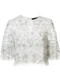 embellished cropped blouse