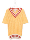 v-neck shortsleeved jumper 