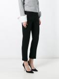 slim-fit cropped trousers