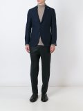 fitted single breasted blazer