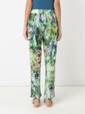 abstract print trousers
