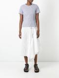asymmetric pleated skirt