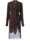 floral pintuck peasant dress