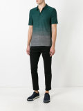 gradient effect polo shirt
