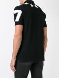 star appliqué polo shirt