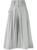 pleated front culottes