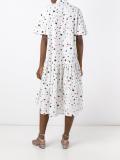 stars print flared dress