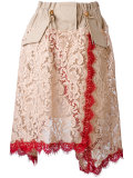 paperbag waist lace skirt 