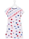 Smiley Logo print T-shirt dress