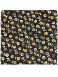 poppy print pocket square