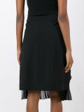pleated panel skirt