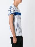 tie dye stripe T-shirt