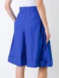 front pleat shorts