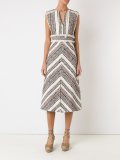 texturized midi dress