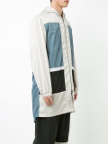 zipped hooded jacket 