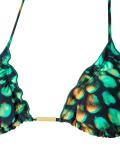 printed triangle bikini set
