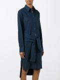 deconstructed shirt dress