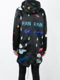 hooded raincoat 
