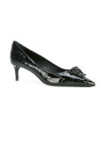 Palazzo mid-heel pumps