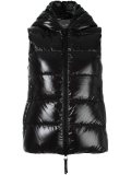 quilted sleeveless jacket