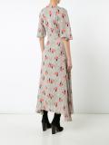floral print asymmetric dress