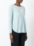 curved hem jumper