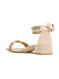 frayed edge sandals