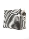 striped oversized tote