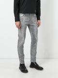 Skater distressed microstudded jeans