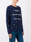 heart embroidery sweatshirt